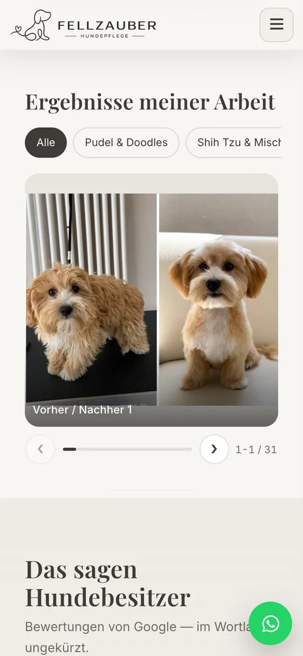 The gallery on a phone