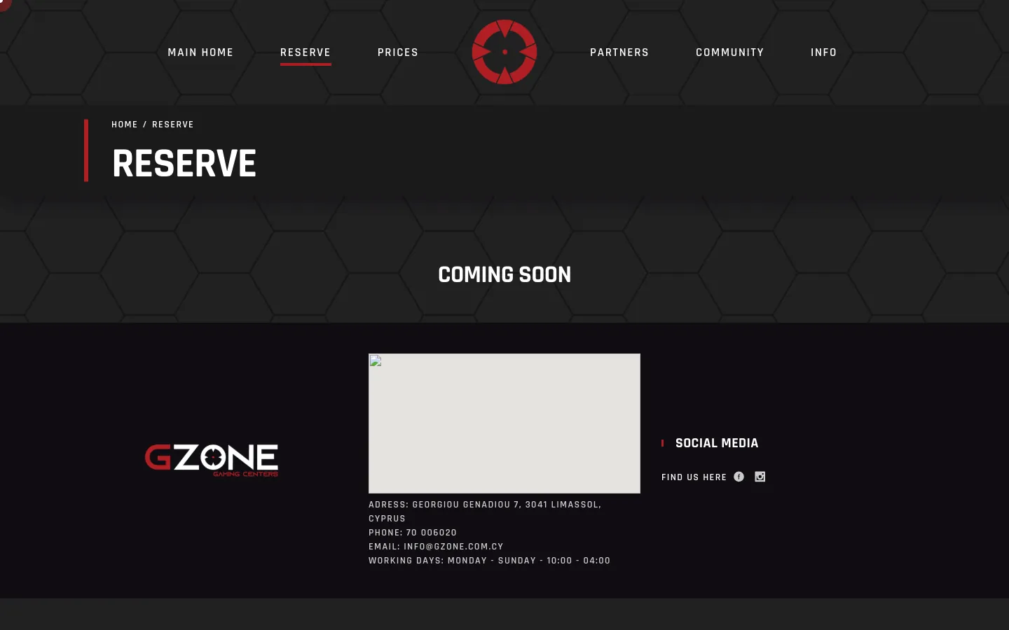 2022: booking page, “Coming soon”
